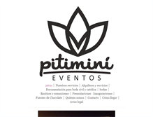 Tablet Screenshot of pitimini-eventos.com